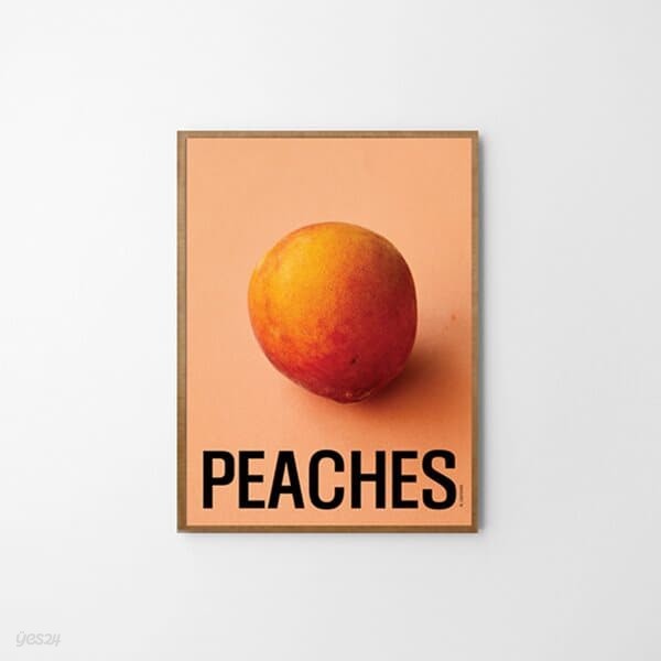 모던 디자인 패브릭 peaches 포스터 인테리어