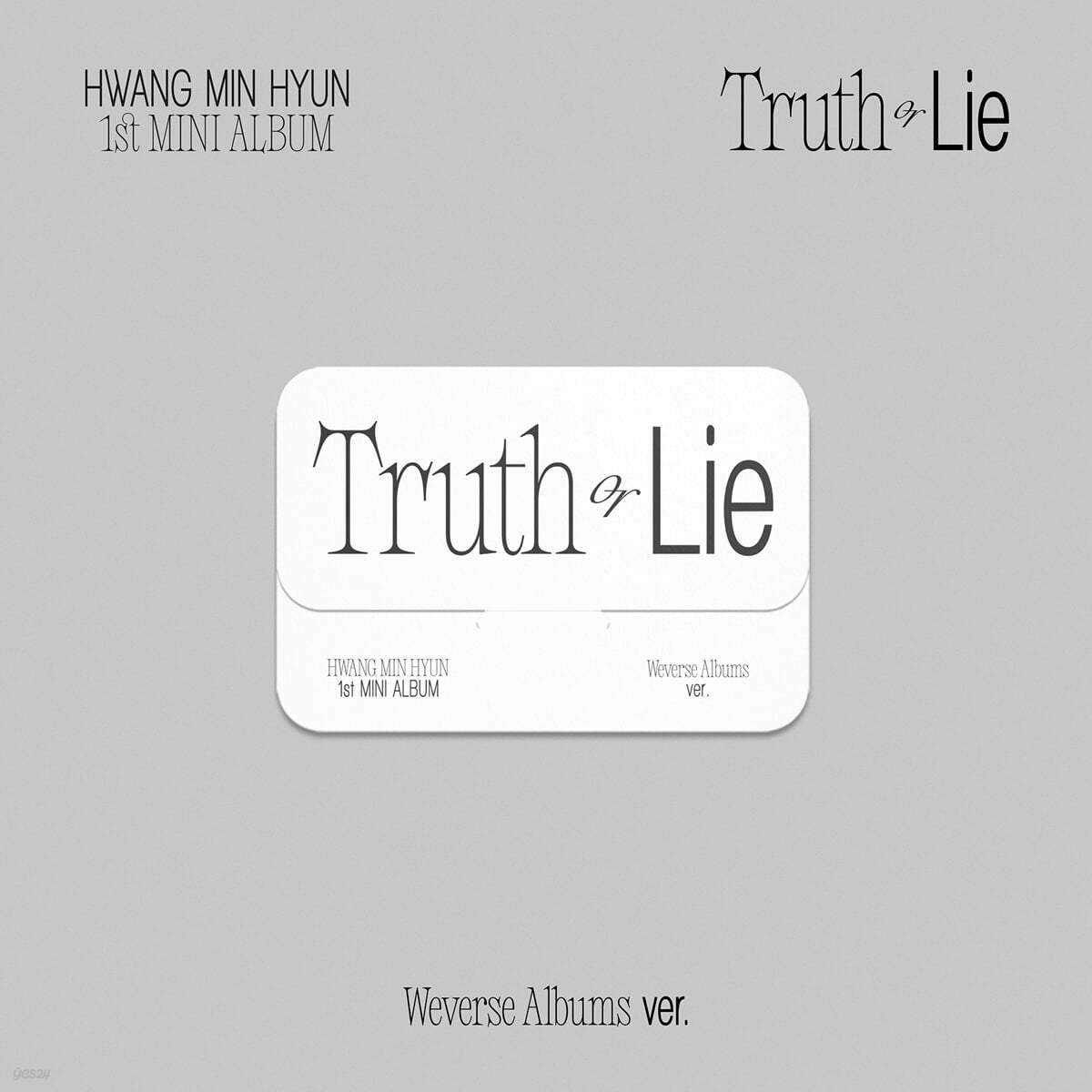 황민현 (HWANG MIN HYUN) - 1st MINI ALBUM &#39;Truth or Lie&#39; [Weverse Albums ver.]