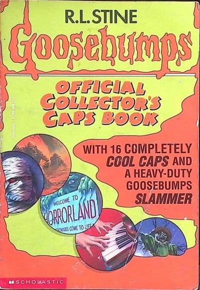 goosebumps official collector's caps book Paperback