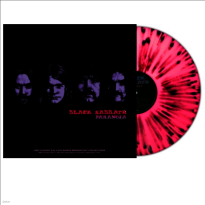 Black Sabbath — Paranoia - BBC Sunday Show. London 1970 앨범 커버