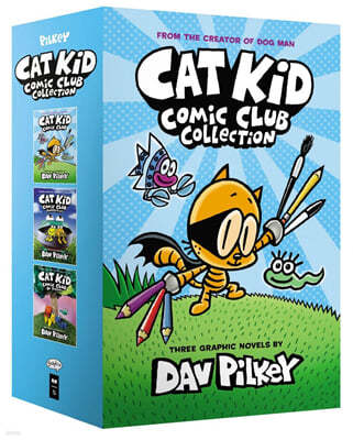 The Cat Kid Comic Club Collection: From the Creator of Dog Man (#1-3 Boxed Set)