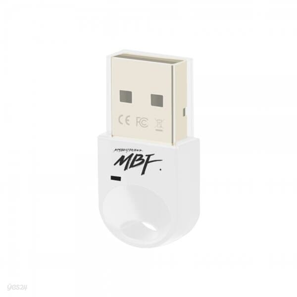 엠비에프 USB 블루투스 동글 5.3 화이트 MBF-BT53WH