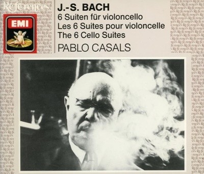 Bach : The 6 Cello Suites (무반주 첼로 모음곡 전곡집) - 파블로 카잘스(Pablo Casals)(2cd) (1988년 독일발매) 