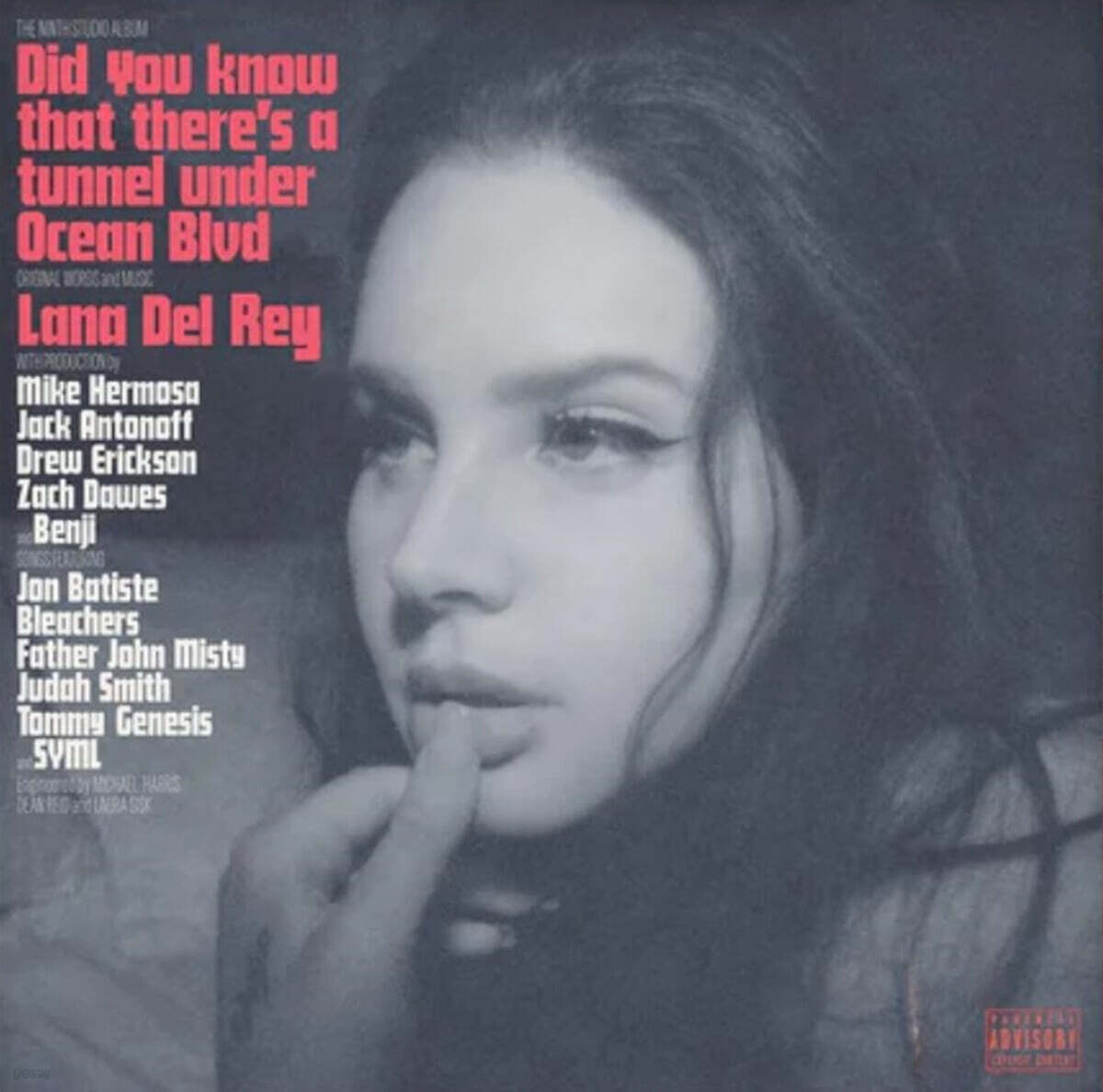 Lana Del Rey (라나 델 레이) - 9집 Did you know that there's a tunnel under Ocean Blvd [다크 핑크 컬러 2LP]