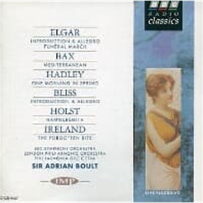 [미개봉] Sir Adrian Boult / Elgar, Bax, Hadley, Bliss, Holst, Ireland (일본수입/CRCB6037)