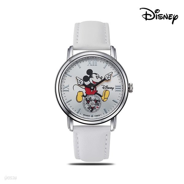 디즈니 미키마우스 캐릭터 손목시계 가죽밴드 OW139WH