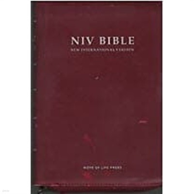 NIV BIBLE (12 * 17 cm)(자주색 가죽 지퍼)
