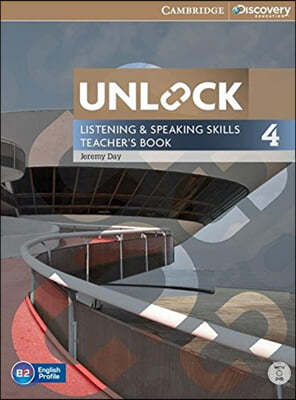 Unlock Level 4 Listening and Speaking Skills Teacher's Book with DVD 