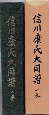 신천강씨대동보 信川康氏大同譜 1~8(전8권)