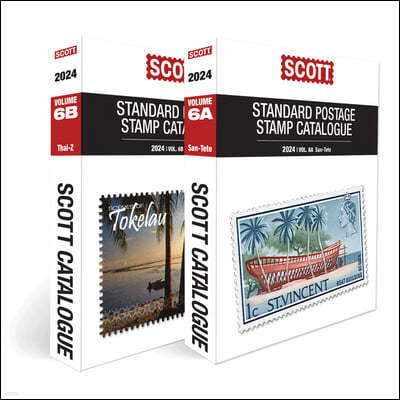 2024 Scott Stamp Postage Catalogue Volume 6: Cover Countries San-Z (2 Copy Set): Scott Stamp Postage Catalogue Volume 6: Countries San-Z