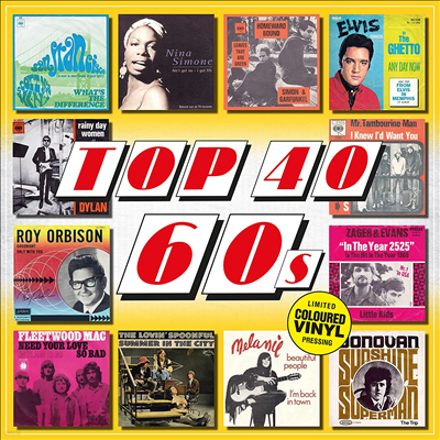 Various Artists - Top 40 60s (Ltd)(Colored LP)