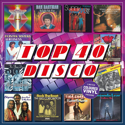 Various Artists — Top 40 Disco 앨범 커버