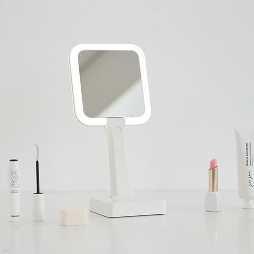 Luming 무선 LED 조명 양면 손거울 (2종 택1)