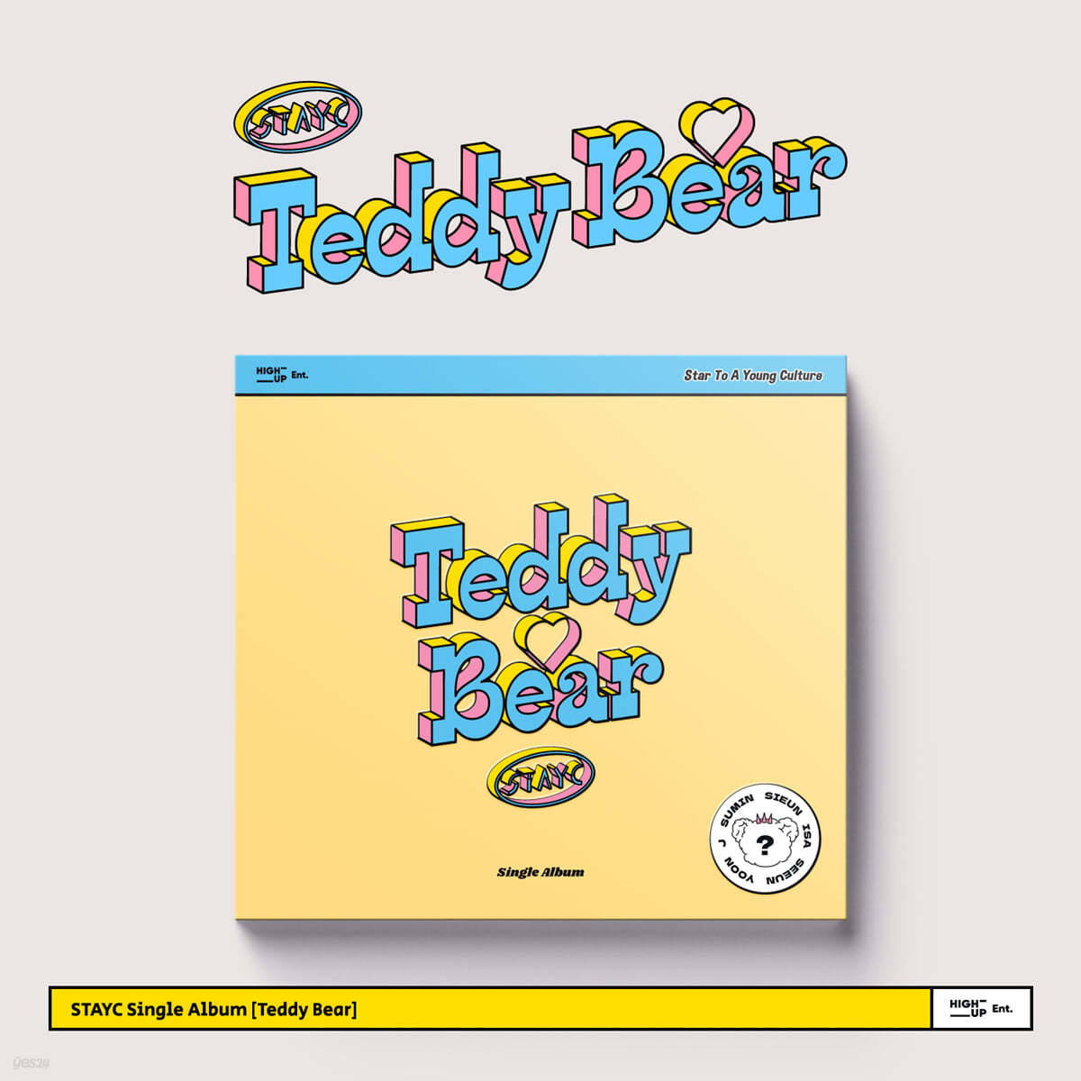 STAYC (스테이씨) - 싱글 4집: Teddy Bear (Digipack ver.) 