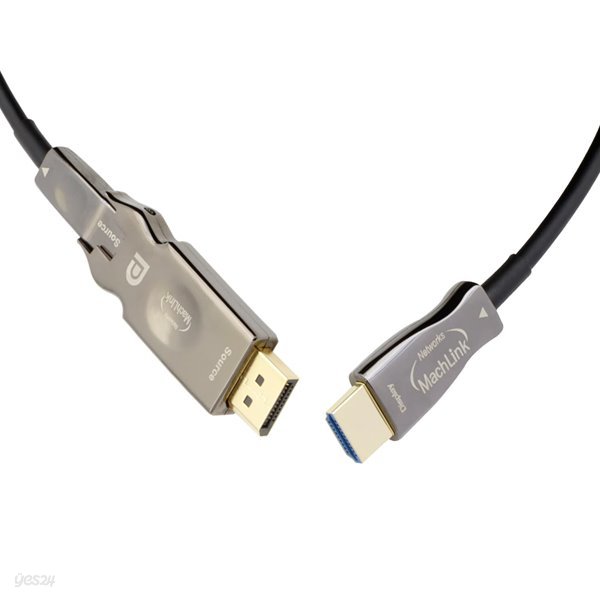 마하링크 AOC 분리형 DP 1.4 TO HDMI 2.1 8K 광케이블 50M ML-DP9H50