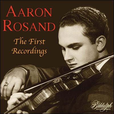 Ʒ ܵ ù ° ڵ (Aaron Rosand: The First Recordings)