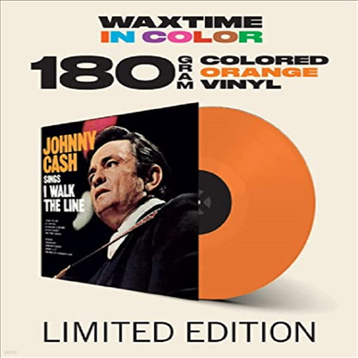 Johnny Cash - Sings I Walk The Line (Ltd)(4 Bonus Tracks)(180g)(Orange Vinyl)(LP)