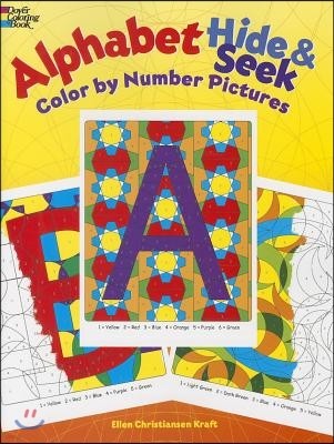 Alphabet Hide & Seek: Color by Number Pictures