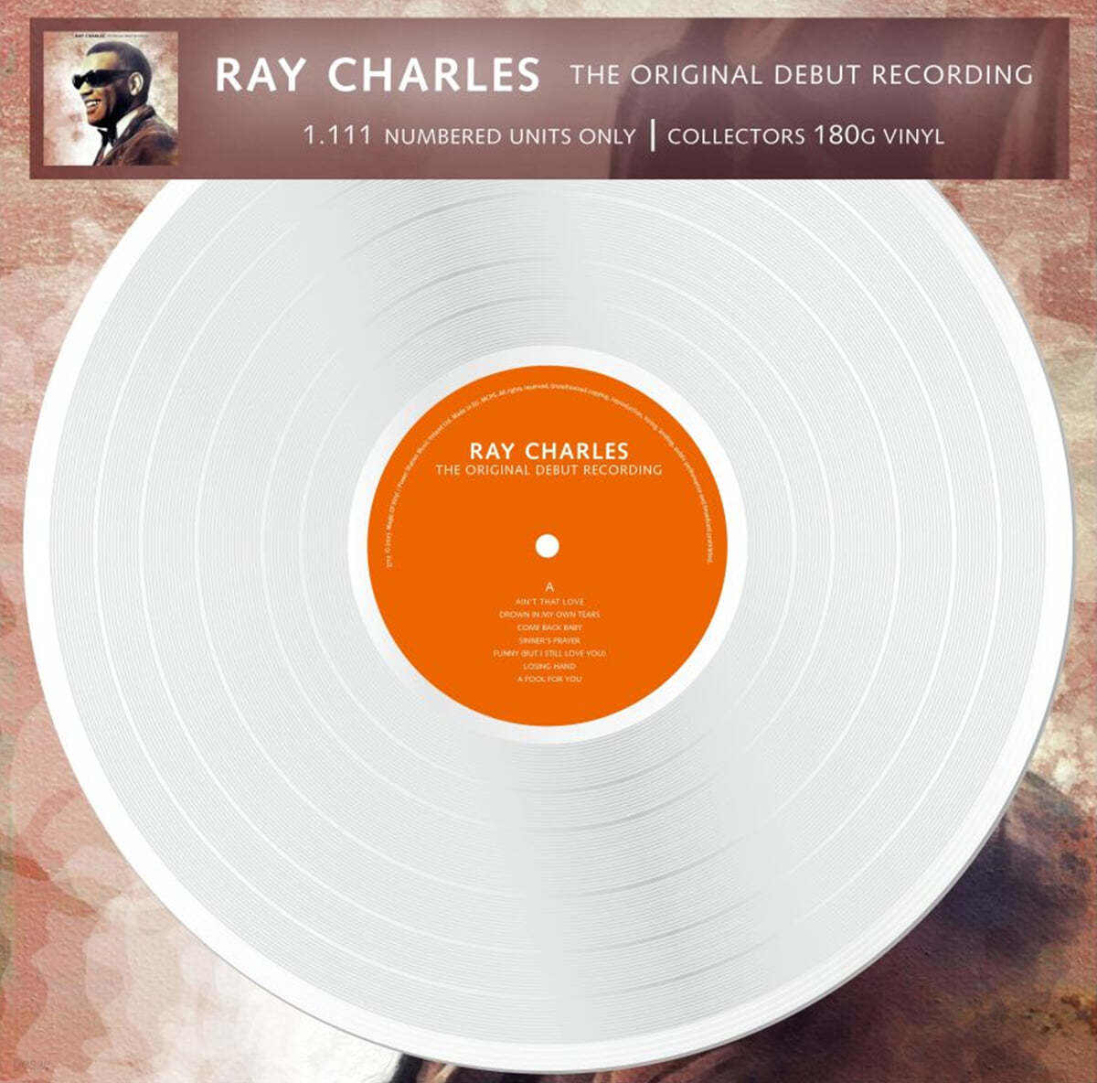 Ray Charles (레이 찰스) - The Original Debut Recording [화이트 컬러 LP]