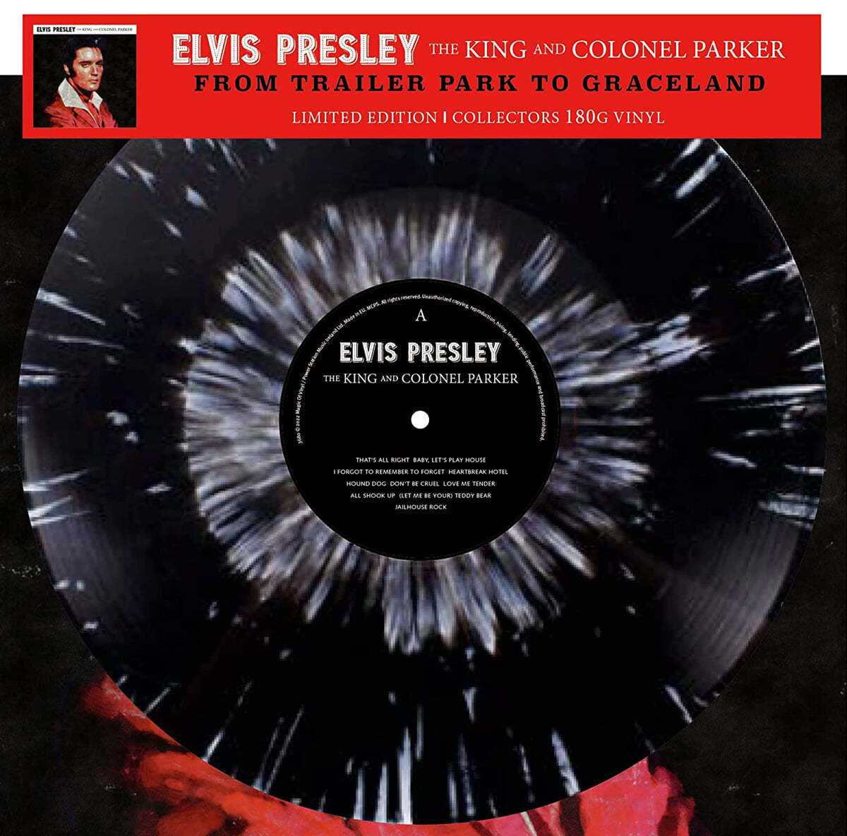 Elvis Presley (엘비스 프레슬리) - The King And Colonel Parker [블랙 스플래터 컬러 LP]