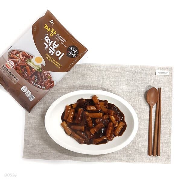 TE즉석간편식 5분완성 짜장떡볶이(240g) 파우치밀키트(실온보관) - 예스24