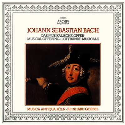 바흐: 음악의 헌정, 골드베르크 변주곡의 다양한 캐논 (Bach: Musikalisches Opfer, Verschiedene Canones 'Goldberg-Variationen') (일본 타워레코드 독점 한정반)(CD) - Musica Antiqua Koln