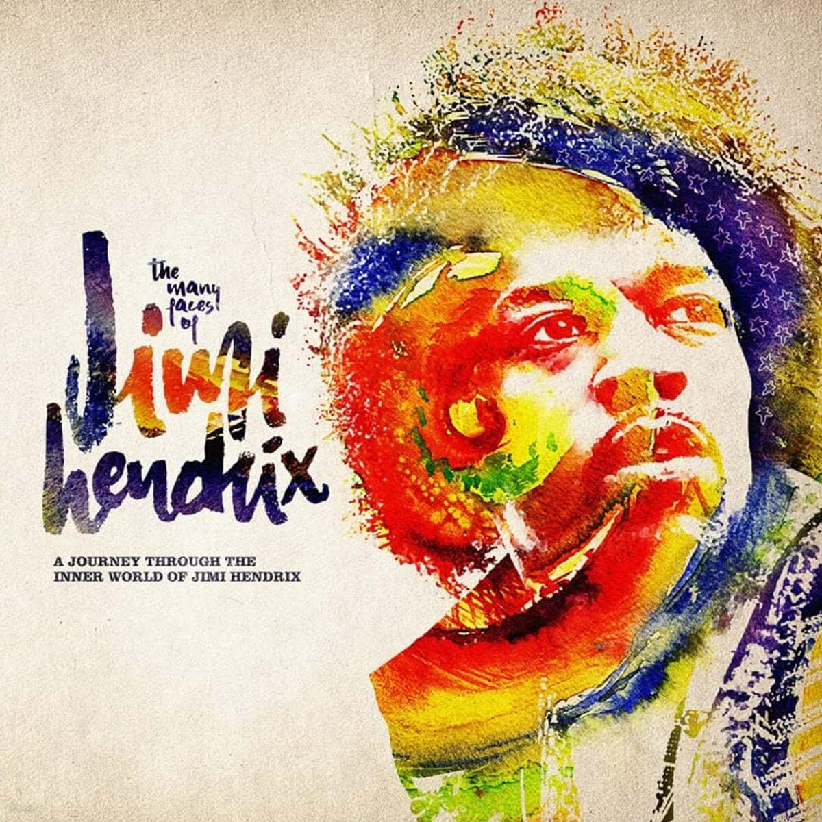 지미 헨드릭스 모음집 (The Many Faces Of  Jimi Hendrix) [옐로우 &amp; 블루 컬러 2LP]