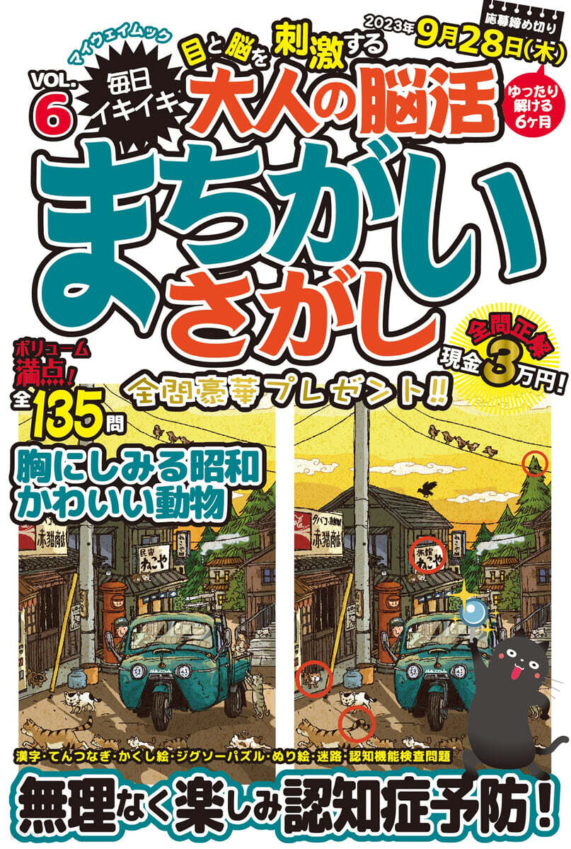 大人の腦活まちがいさがし VOL.6