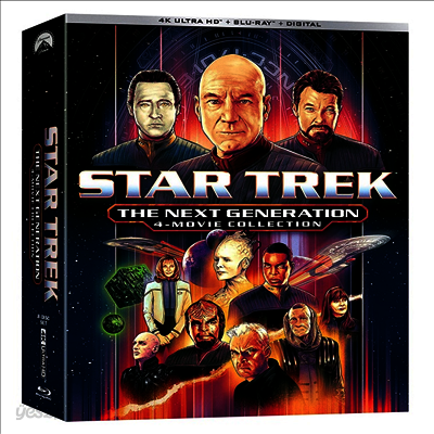 Star Trek: The Next Generation - 4-Movie Collection (스타 트렉: 넥스트 제너레이션 - 4 무비 컬렉션)(Boxset)(한글무자막)(4K Ultra HD + Blu-ray)