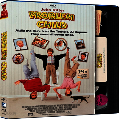 Problem Child (Retro VHS Packaging) (쥬니어는 문제아) (1990)(한글무자막)(Blu-ray ...