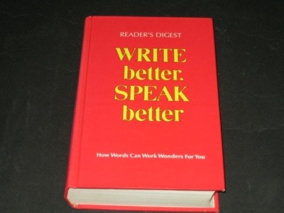 WRITE better SPEAK better / Readers Digest 