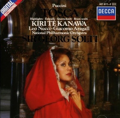 푸치니 (Giacomo Puccini) , Tosca Highlights - 카나와 (Kiri Te Kanawa)(독일발매)