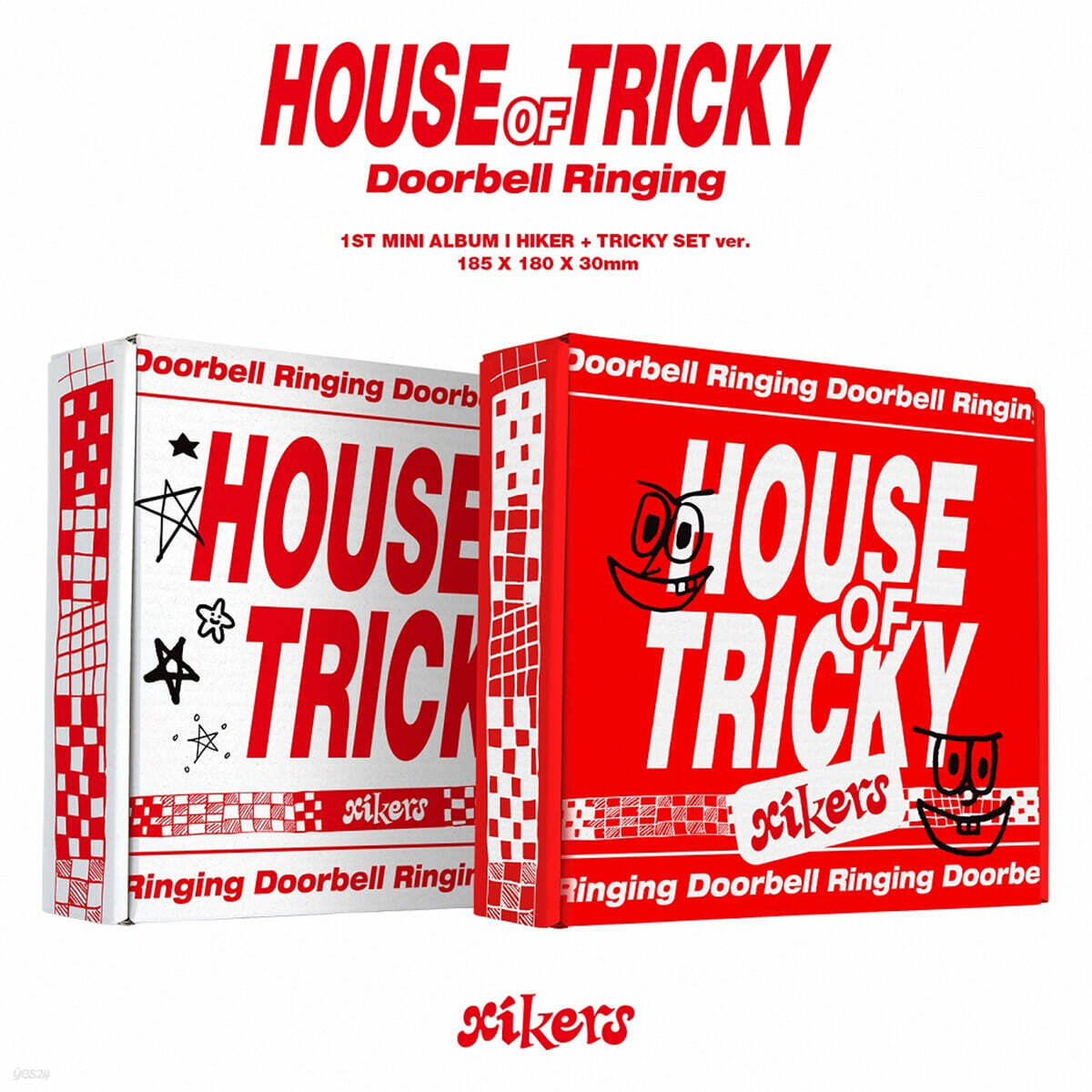 싸이커스 (xikers) - 1ST MINI ALBUM [HOUSE OF TRICKY : Doorbell Ringing][버전 2종 중 1종 랜덤 발송]
