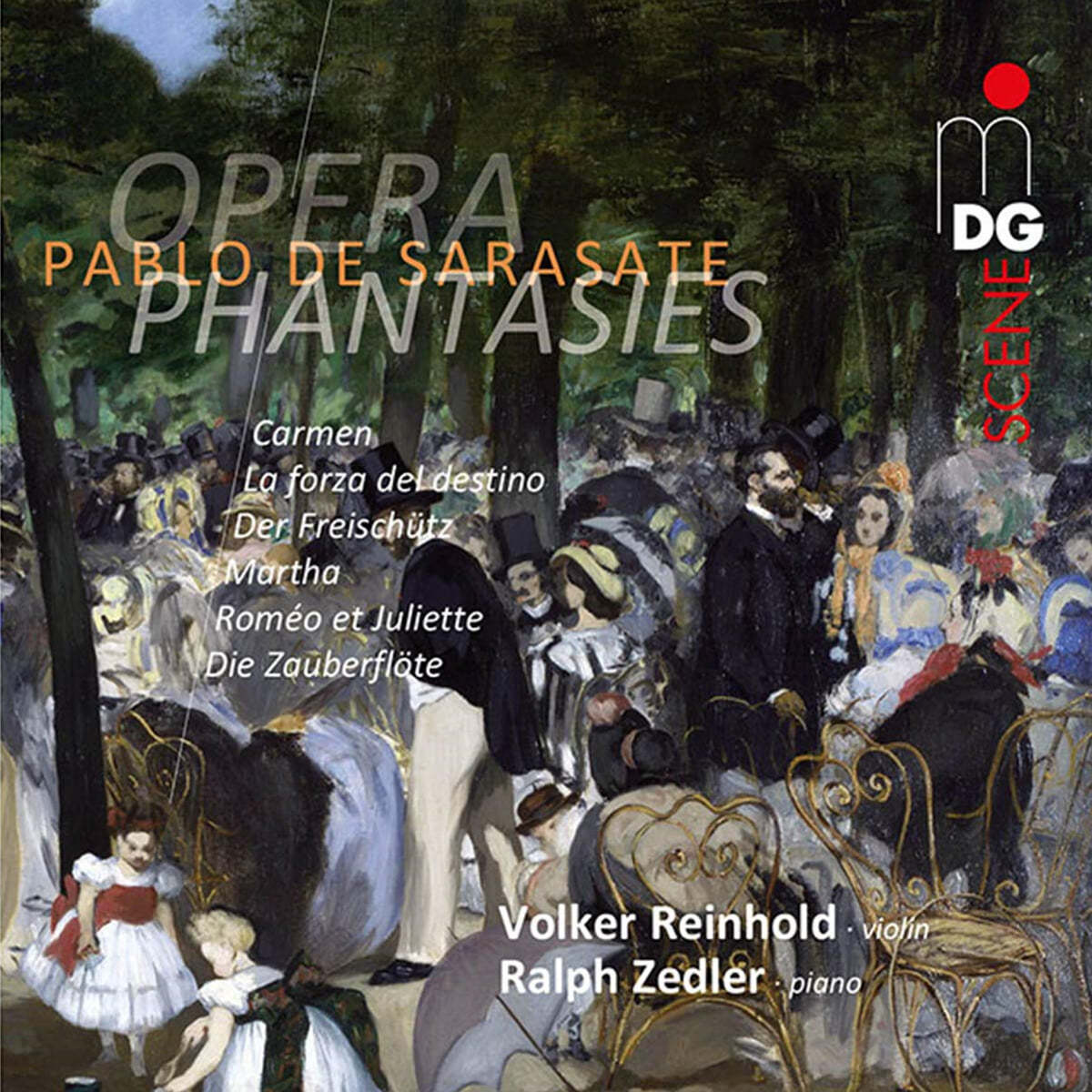 Volker Reinhold / Ralph Zedler 사라사테: 오페라 판타지 - 바이올린과 피아노 이중주 (Sarasate: Opera Phantasies Vol. 1)