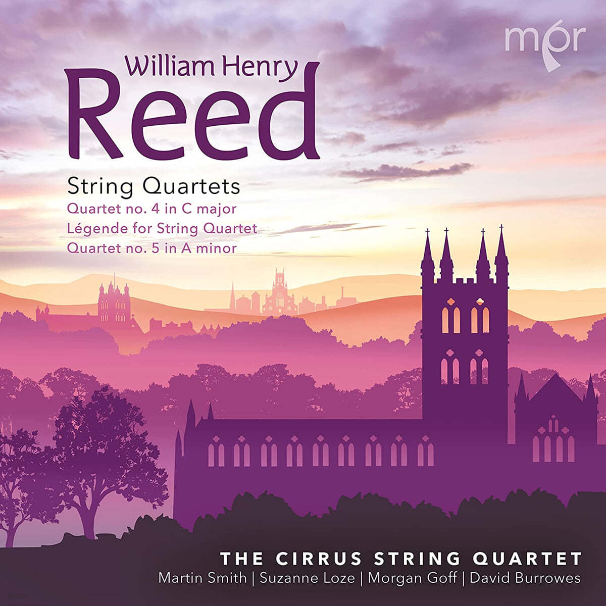 The Cirrus String Quartet 리드: 현악사중주 4 & 5번, 전설 (William Henry Reed: String Quartets)