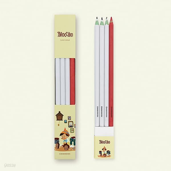연필 지우개 색연필 선물박스 문구세트 - 피노키오