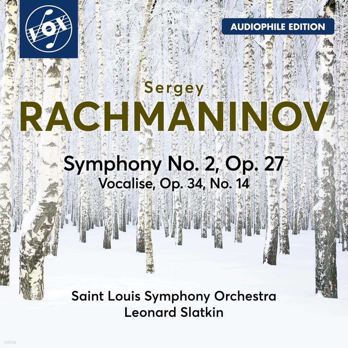 Leonard Slatkin 라흐마니노프: 교향곡 2번, 보칼리제 (Rachmaninov: Symphony No.2 &amp; Vocalise)