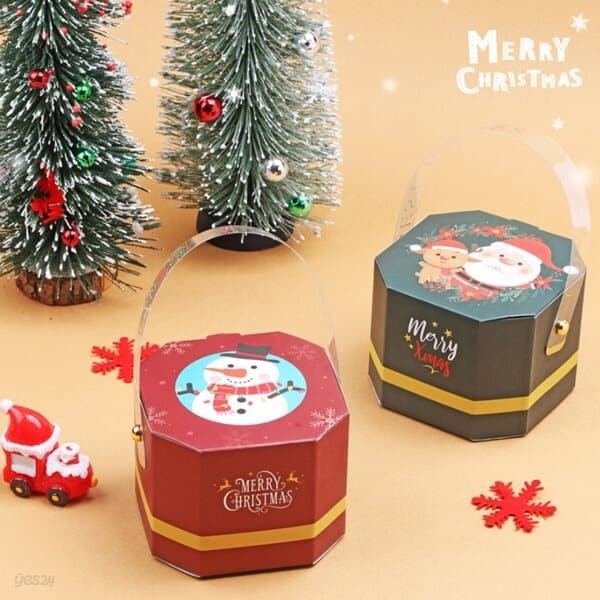 아트랄라 [포장박스] 핸디성탄 기프트백 (2종 택1) 크리스마스 선물 포장 종이 상자