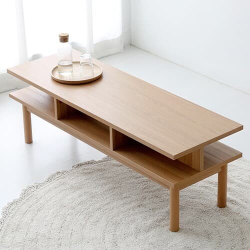 거실원목테이블 낮은식탁테이블 좌식테이블 선반책상 커피테이블
