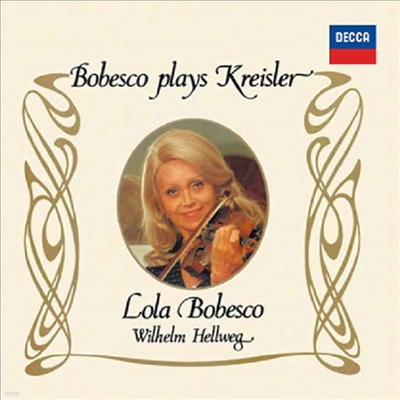 ζ  - ֿ ũ̽ ̿ø ۼ (Bobesco Plays Kreisler) (Ϻ Ÿڵ  )(CD) - Lola Bobesco