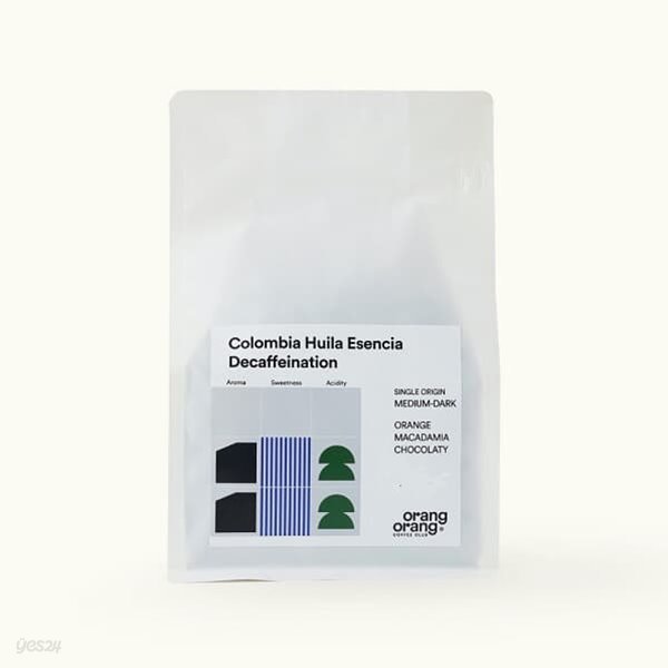 [오랑오랑 커피클럽] 싱글 오리진 콜롬비아 우일라 에센시아 디카페인 Colombia Huila Esencia Decaffeination 1kg