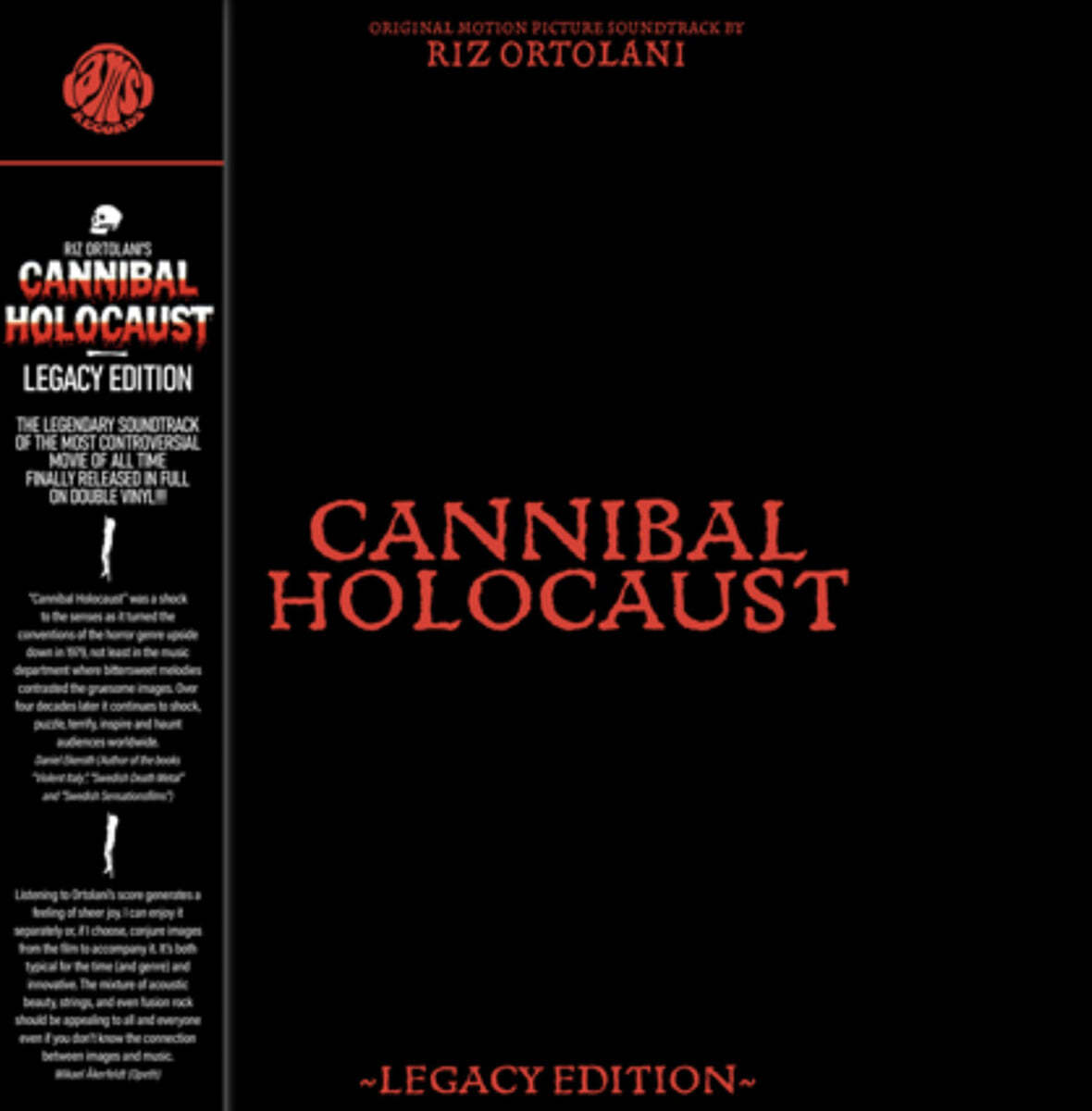 홀로코스트 영화음악 (Cannibal Holocaust OST by Riz Ortolani) [2LP]