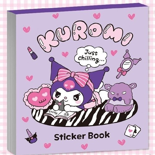 산리오 쿠로미스티커 다꾸스티커북