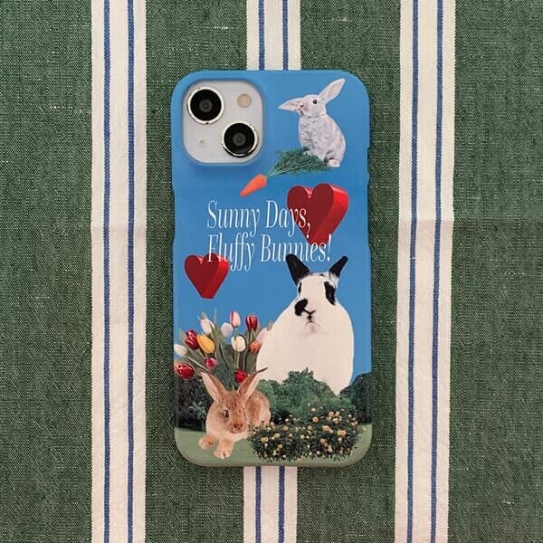 fluffy bunnies 디자인 [하드 폰케이스]