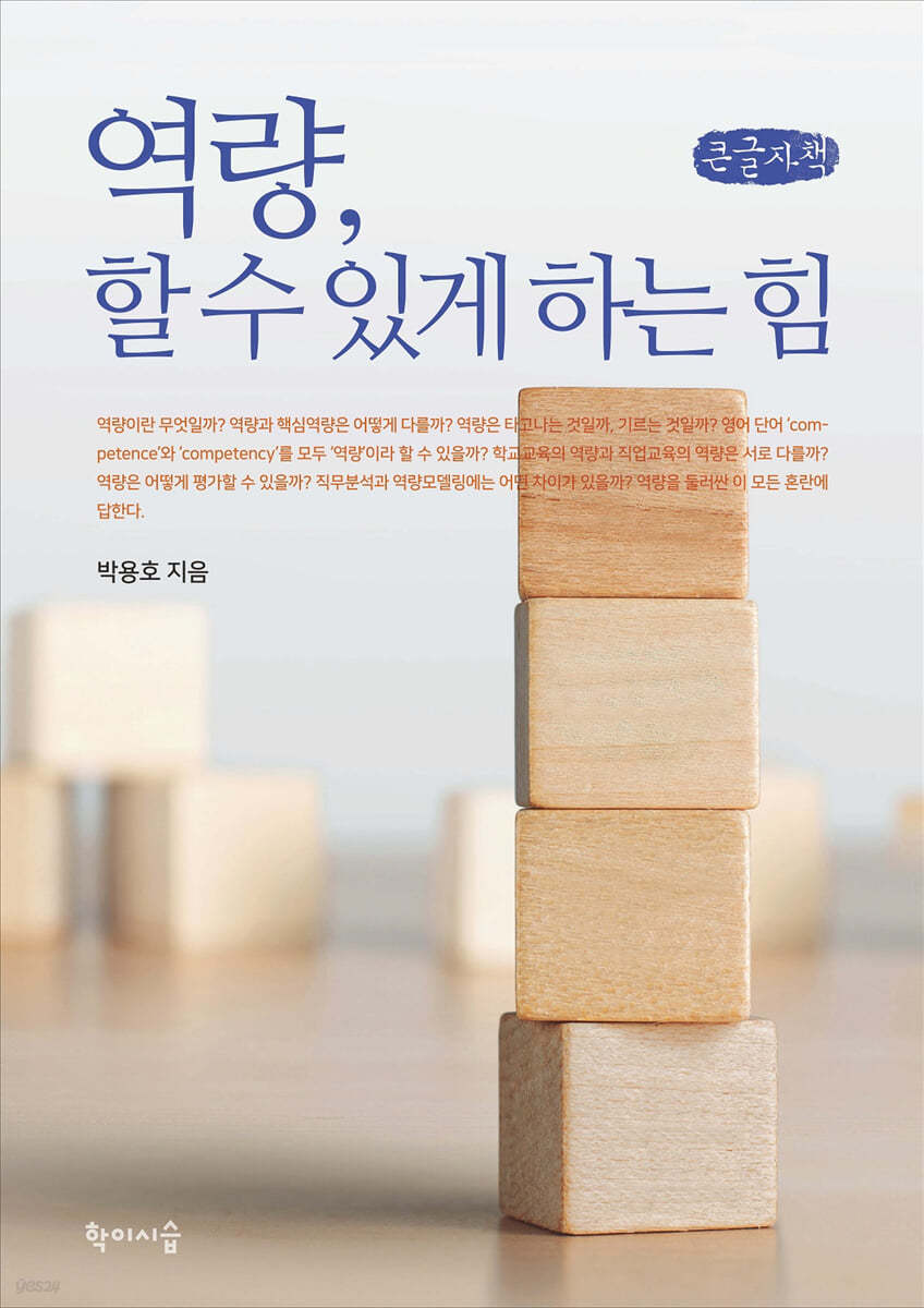 역량, 할 수 있게 하는 힘 (큰글자책)