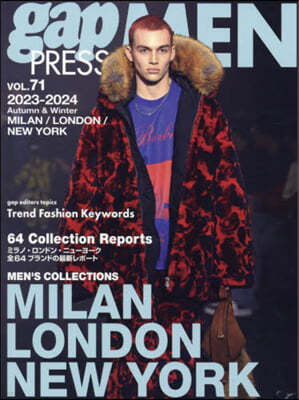 gap PRESS MEN vol.71 MILAN / LONDON / NEW YORK 2023-24 A/W 