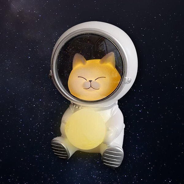 비행사 우주곰 우주냥 비행사 LED 미니 무드등 (우주 냥)