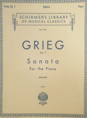 그리그 피아노 소나타 Op.7 E단조