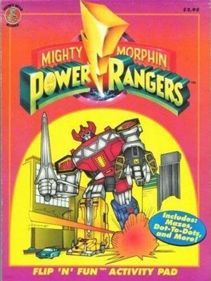Mighty Morphin Power Ranges (Power Rangers Flip ‘N‘ Fun Activity Pad) paperback