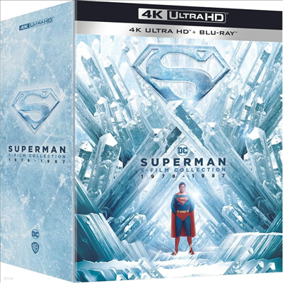 Superman: 5-Film Collection 1978-1987 (۸: 5-ʸ ÷ 1978-1987)(ѱ۹ڸ)(4K Ultra HD + Blu-ray)
